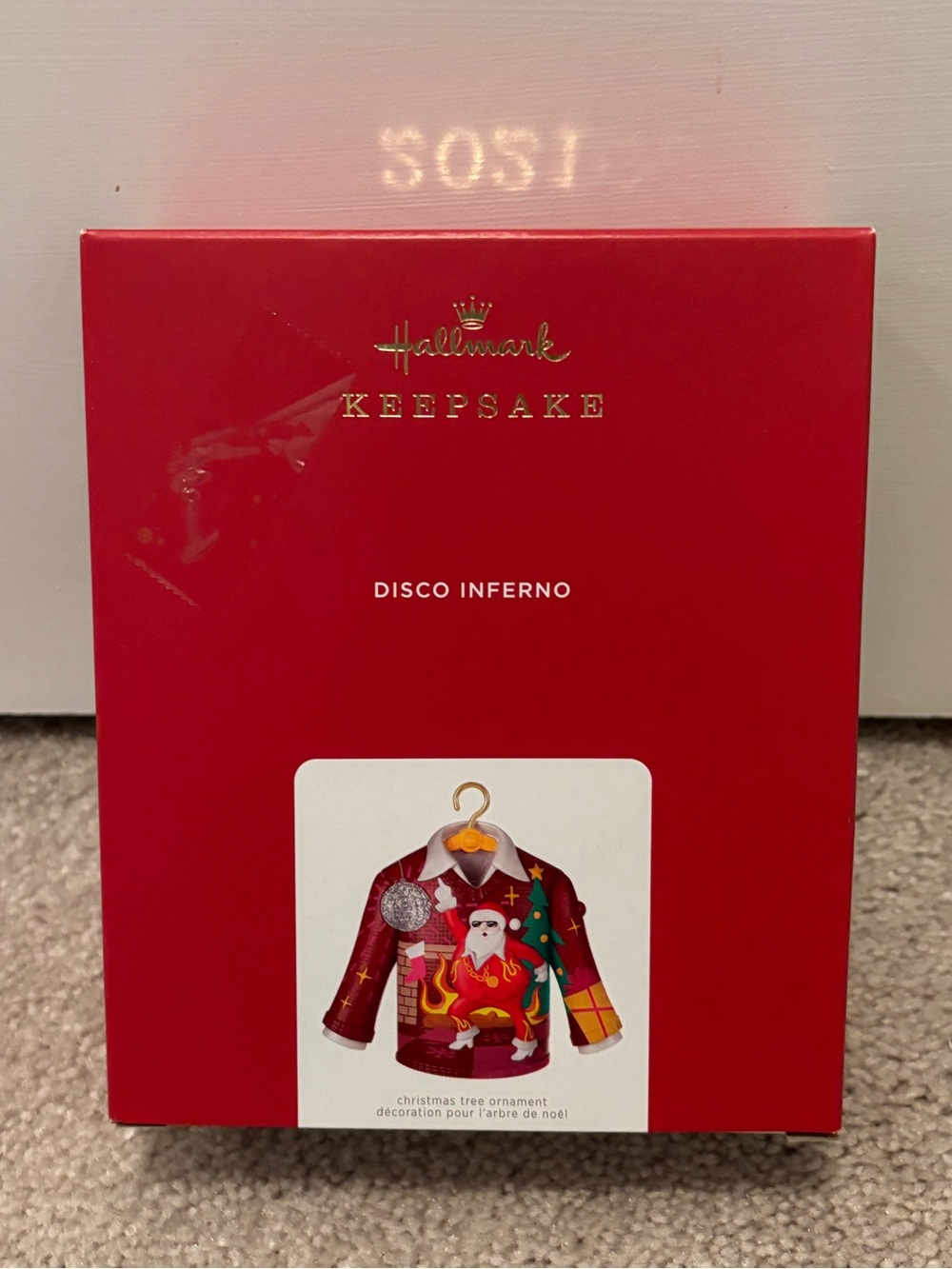 New 2021 Hallmark Keepsake 'Disco Inferno' Christmas Ornament Santa Sound Magic